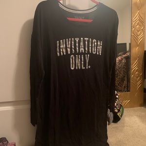 Long Sleeve Victoria Secret Sleep Shirt